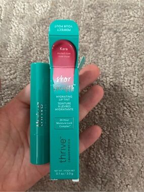 Thrive Sheer Strength™ Hydrating Lip Tint in Kara muted rose 3g